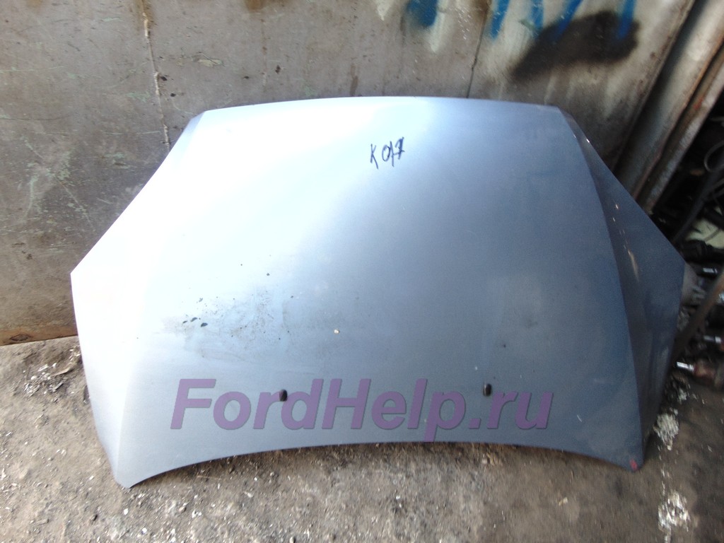 Капот Форд Фокус 2 б/у светло-голубой металлик