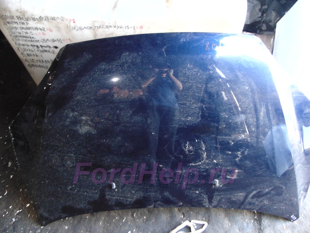 Капот Форд Фокус 2 б/у синий металлик